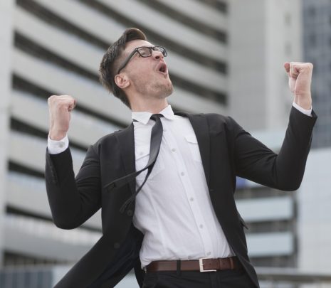 low-angle-modern-man-happy